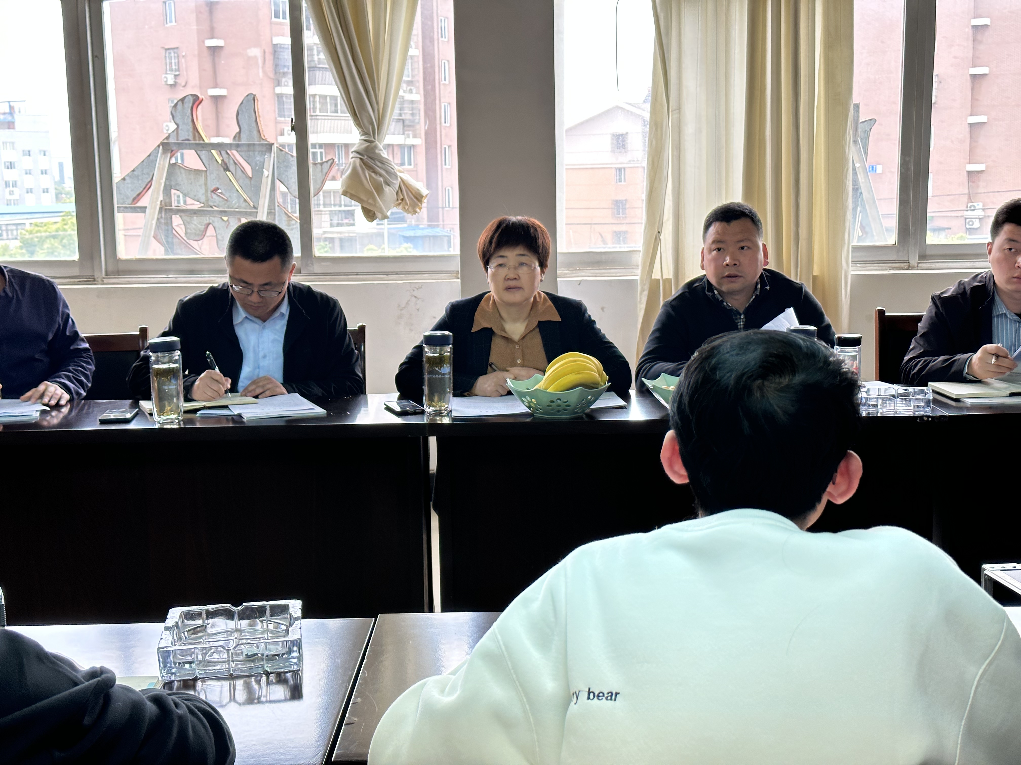 安慶職業(yè)技術(shù)學院領(lǐng)導蒞臨我單位指導交流工作